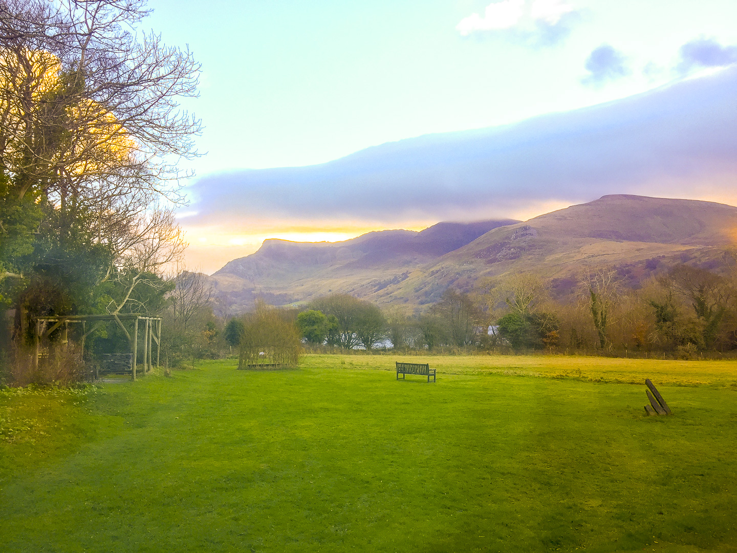 Dawn in Trigonos, Snowdonia National Park, Caernarfon, Wales