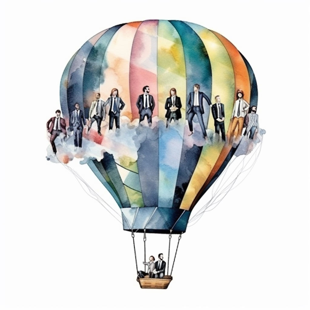 A bunch of hot air
