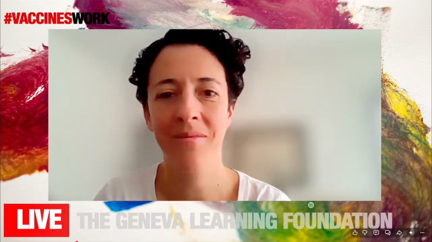 Dr Marina Romanello of the Lancet Countdown during the Lancet Countdown X Teach to Reach livestream